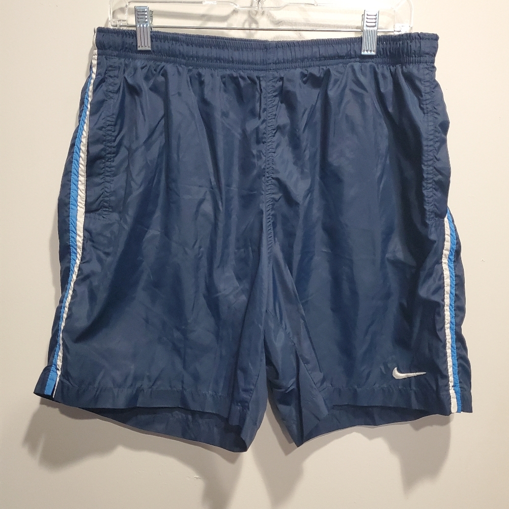 Nike Men's Blue Athletic Shorts Large